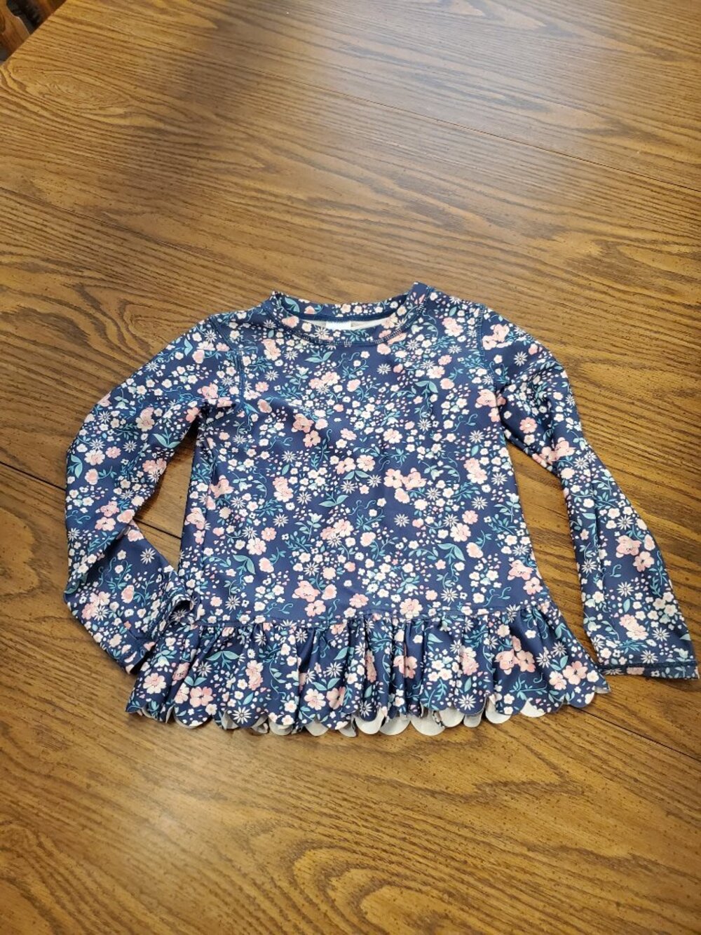 Ruffle Butts Girl's Sz 6 Swim Top